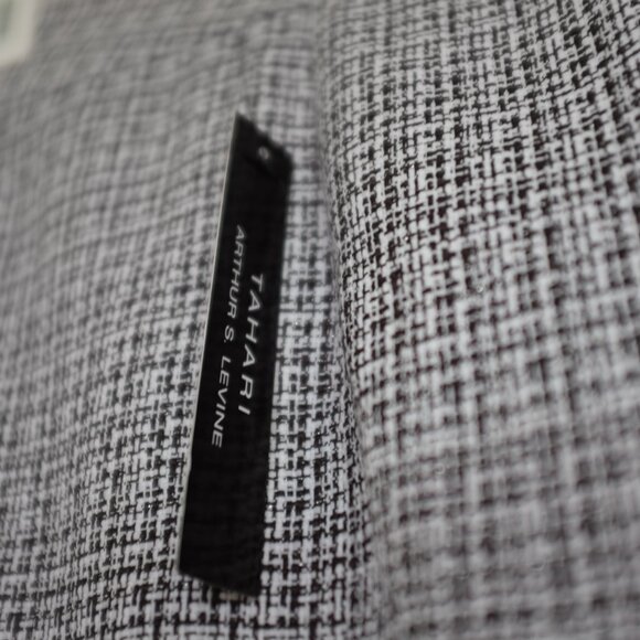 Tahari Arthur s. levine black and white tweed skirt size 12 - Picture 4 of 9